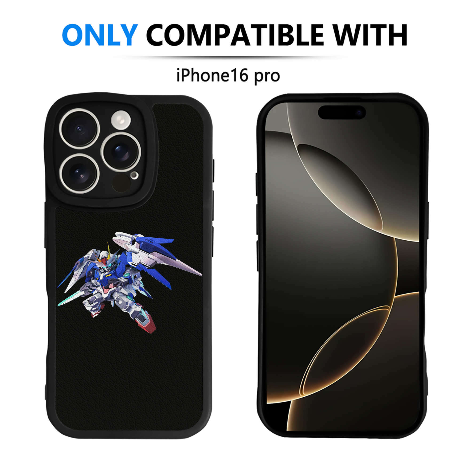 （画像用） 機動戦士ガンダム Mobile Suit Gundam 【iPhone 16シリーズ対応】シリコンスマホケース（レザー調） 材質：シリコン